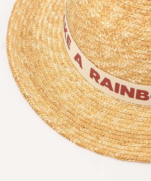 p.premier（ピードットプルミエ）の「ロゴリボンストローハット（ハット・キッズ・ブラウン/アイボリー・56/54/52/50）」の20枚目の写真
