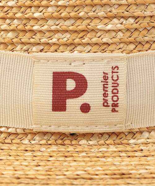 p.premier（ピードットプルミエ）の「ロゴリボンストローハット（ハット・キッズ・ブラウン/アイボリー・56/54/52/50）」の21枚目の写真