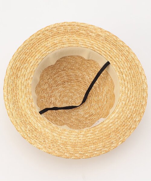 p.premier（ピードットプルミエ）の「ロゴリボンストローハット（ハット・キッズ・ブラウン/アイボリー・56/54/52/50）」の22枚目の写真