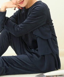 Liala×PG（リアラバイピージー）の「ボンバーヒート サイドティアード 長袖 Liala×PG（スウェット）」