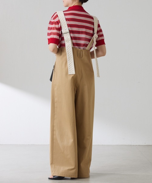 COLLAGE GALLARDAGALANTE（コラージュガリャルダガランテ）の「サスペンダーワイドタックパンツ（その他パンツ・レディース・アイボリー/ベージュ・FREE）」の22枚目の写真
