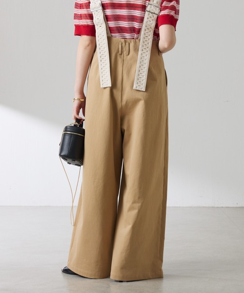 COLLAGE GALLARDAGALANTE（コラージュガリャルダガランテ）の「サスペンダーワイドタックパンツ（その他パンツ・レディース・アイボリー/ベージュ・FREE）」の19枚目の写真