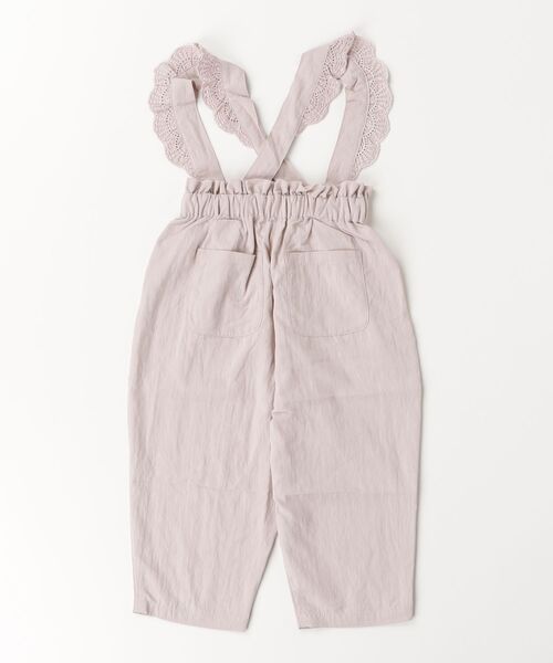 SHIPS（シップス）の「SM:②T ショルダーストラップPT（その他パンツ・キッズ・サンドベージュ/ライトピンク・100/130/110）」の3枚目の写真