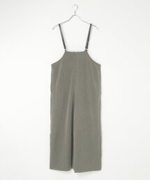 notch.（ノッチ）の「ナローストラップ ストライプサロペット（サロペット/オーバーオール）」