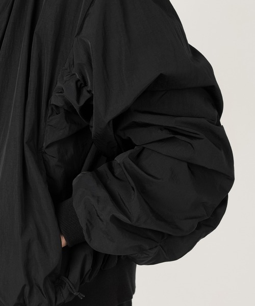 LAD MUSICIAN（ラッドミュージシャン）の「VINTAGE NYLON CHAMBRAY MA-1（MA-1・メンズ・ブラック・42/44/46）」の4枚目の写真