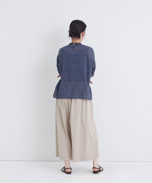 conges payes ADIEU TRISTESSE(コンジェ ペイエ アデュートリステス)の「シャーリングプルオーバーブラウス(シャツ/ブラウス・レディース・ベージュ系その他/ブルー系その他/ブラック系その他・38)」の13枚目の写真