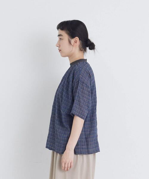 conges payes ADIEU TRISTESSE(コンジェ ペイエ アデュートリステス)の「シャーリングプルオーバーブラウス(シャツ/ブラウス・レディース・ベージュ系その他/ブルー系その他/ブラック系その他・38)」の16枚目の写真