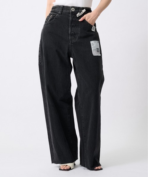 Maison MIHARA YASUHIRO(メゾンミハラヤスヒロ)の「【MIHARAYASUHIRO/ミハラヤスヒロ】別注 HUGE DETAILS DENIM PANTS/ヒュージディテールデニムパンツ(デニムパンツ・レディース・ブラック/インディゴブルー・38/36)」の19枚目の写真