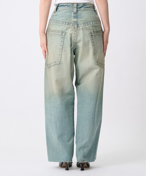 Maison MIHARA YASUHIRO(メゾンミハラヤスヒロ)の「【MIHARAYASUHIRO/ミハラヤスヒロ】別注 HUGE DETAILS DENIM PANTS/ヒュージディテールデニムパンツ(デニムパンツ・レディース・ブラック/インディゴブルー・38/36)」の11枚目の写真