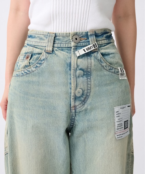 Maison MIHARA YASUHIRO(メゾンミハラヤスヒロ)の「【MIHARAYASUHIRO/ミハラヤスヒロ】別注 HUGE DETAILS DENIM PANTS/ヒュージディテールデニムパンツ(デニムパンツ・レディース・ブラック/インディゴブルー・38/36)」の12枚目の写真