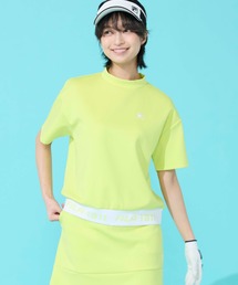 半袖モックネックシャツ