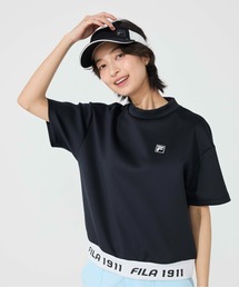半袖モックネックシャツ