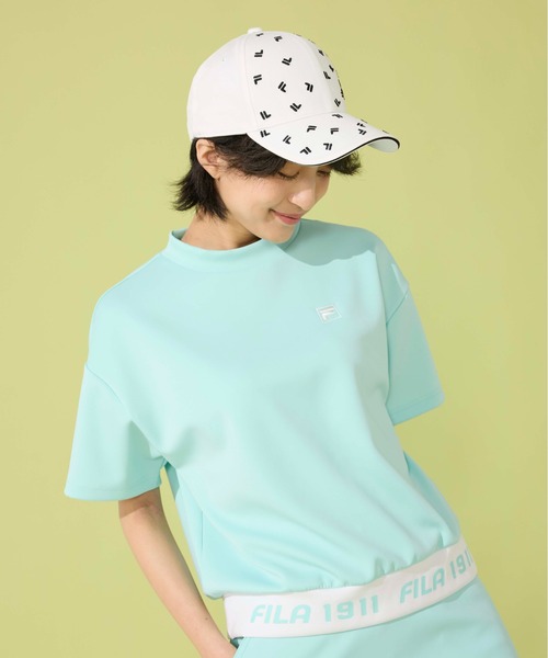 FILA GOLF(フィラゴルフ )の「半袖モックネックシャツ(シャツ/ブラウス・レディース・ブラック/ミント/イエロー/ホワイト・XX-LARGE/X-LARGE/LARGE/MEDIUM)」の19枚目の写真