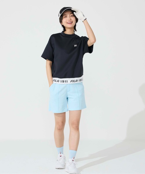 FILA GOLF(フィラゴルフ )の「半袖モックネックシャツ(シャツ/ブラウス・レディース・ブラック/ミント/イエロー/ホワイト・XX-LARGE/X-LARGE/LARGE/MEDIUM)」の20枚目の写真