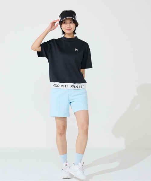FILA GOLF(フィラゴルフ )の「半袖モックネックシャツ(シャツ/ブラウス・レディース・ブラック/ミント/イエロー/ホワイト・XX-LARGE/X-LARGE/LARGE/MEDIUM)」の22枚目の写真