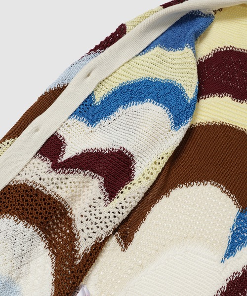 MARNI（マルニ）の「YOYO / クロシェ編みカーディガン（カーディガン/ボレロ・メンズ・ブラウン系・44(S)/46(M)）」の3枚目の写真