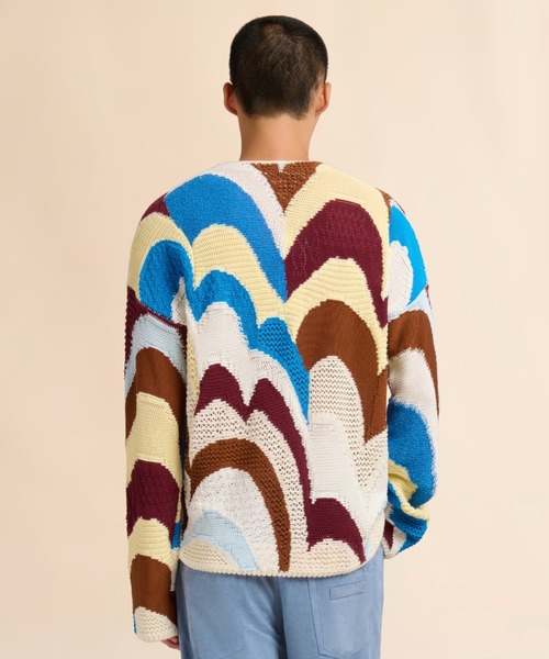 MARNI（マルニ）の「YOYO / クロシェ編みカーディガン（カーディガン/ボレロ・メンズ・ブラウン系・44(S)/46(M)）」の8枚目の写真