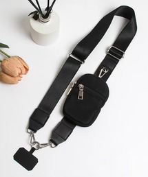 MAISON SELECT（メゾンセレクト）の「C 2C35-KR ポーチ付きスマホストラップ（スマホグッズ）」