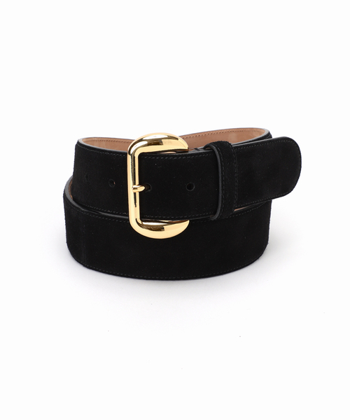 Noble（ノーブル）の「ATELIER AMBOISE/アトリエ アンボワーズ スウェードワイドベルト（ベルト・レディース・ブラック/ベージュ・80）」の6枚目の写真