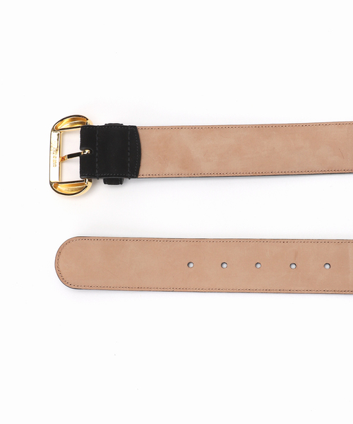 Noble（ノーブル）の「ATELIER AMBOISE/アトリエ アンボワーズ スウェードワイドベルト（ベルト・レディース・ブラック/ベージュ・80）」の8枚目の写真