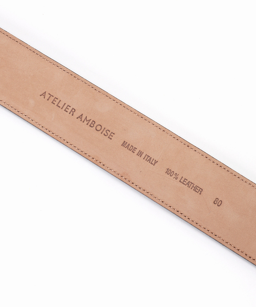 Noble（ノーブル）の「ATELIER AMBOISE/アトリエ アンボワーズ スウェードワイドベルト（ベルト・レディース・ブラック/ベージュ・80）」の9枚目の写真