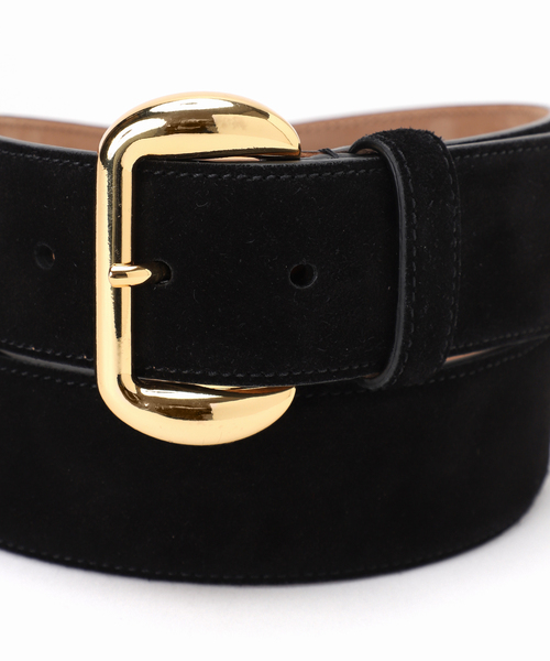 Noble（ノーブル）の「ATELIER AMBOISE/アトリエ アンボワーズ スウェードワイドベルト（ベルト・レディース・ブラック/ベージュ・80）」の10枚目の写真