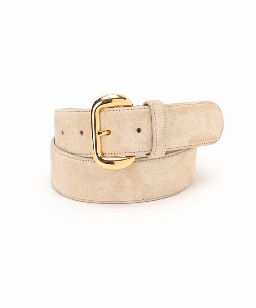 Noble（ノーブル）の「ATELIER AMBOISE/アトリエ アンボワーズ スウェードワイドベルト（ベルト・レディース・ブラック/ベージュ・80）」の11枚目の写真
