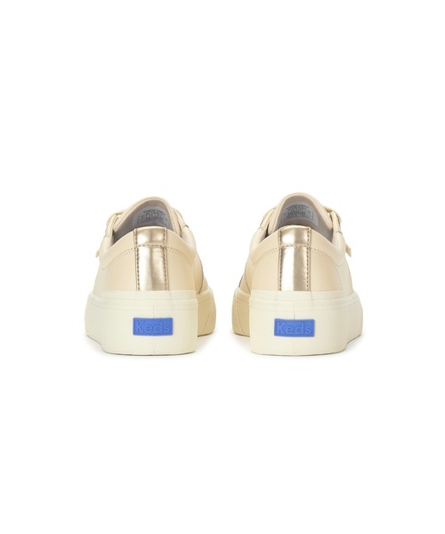 Keds(ケッズ)の「Keds ケッズ ジャンプ キック デュオ レザー ベージュ(スニーカー・レディース・ベージュ・22.5cm/23.0cm/23.5cm/24.0cm/24.5cm/25.0cm)」の4枚目の写真