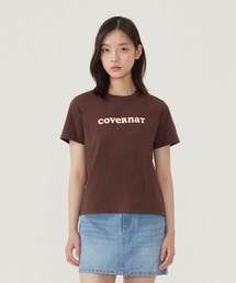 COVERNAT | WOMEN COOL COTTON COOPER LOGO T-SHIRT(Tシャツ/カットソー)