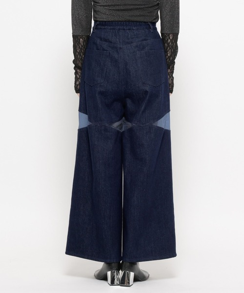 HARE（ハレ）の「シアーキリカエデニムパンツ(HARE)（デニムパンツ・レディース・ブラック/ブルー・FREE）」の13枚目の写真