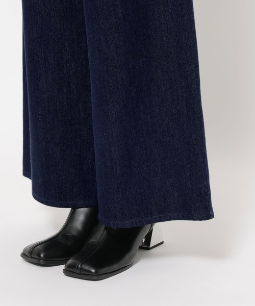 HARE（ハレ）の「シアーキリカエデニムパンツ(HARE)（デニムパンツ・レディース・ブラック/ブルー・FREE）」の16枚目の写真