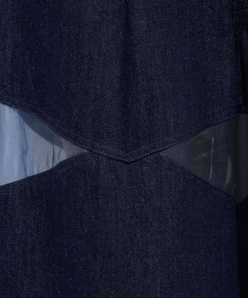 HARE（ハレ）の「シアーキリカエデニムパンツ(HARE)（デニムパンツ・レディース・ブラック/ブルー・FREE）」の20枚目の写真