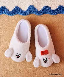 studio CLIP（スタディオクリップ）の「フェイススリッパ[パントビスコ コラボ]（ルームシューズ/スリッパ）」