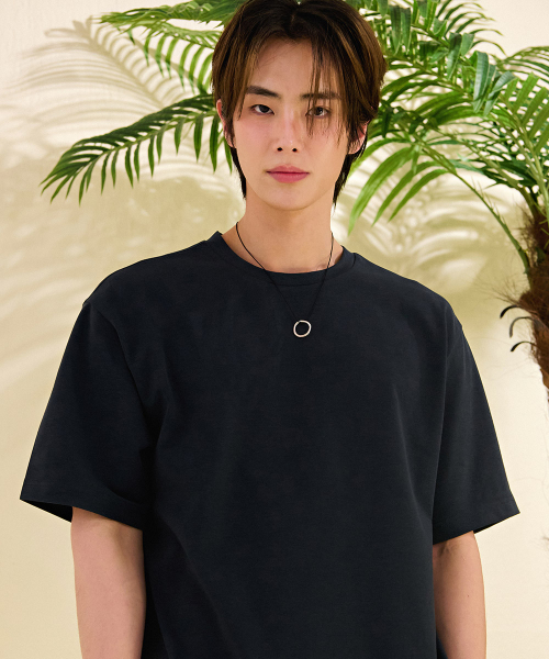 CHASECULT(チェイスカルト)の「男性エッセンシャル分割半袖Tシャツ-DBZK5806C09(Tシャツ/カットソー・メンズ・ダークグレー・100/105/110/95)」の2枚目の写真