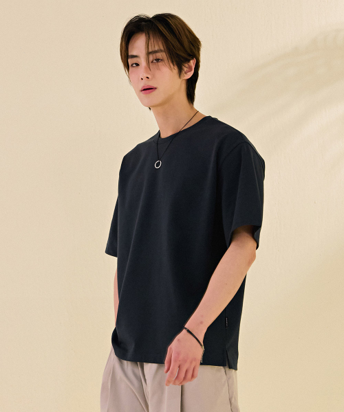 CHASECULT(チェイスカルト)の「男性エッセンシャル分割半袖Tシャツ-DBZK5806C09(Tシャツ/カットソー・メンズ・ダークグレー・100/105/110/95)」の5枚目の写真