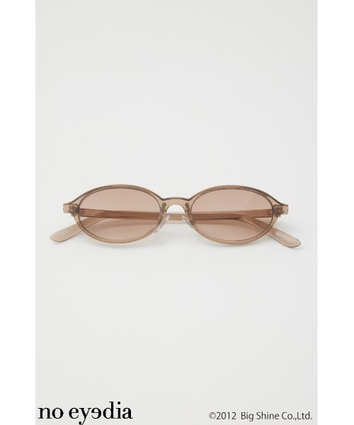 SLY（スライ）の「【noeyedia】OVAL FRAME EYEWEAR ノーアイディアオーバルフレームアイウェア 春服（サングラス・レディース・ブラック/ブラウン・FREE）」の2枚目の写真