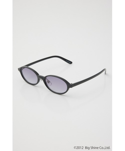 SLY（スライ）の「【noeyedia】OVAL FRAME EYEWEAR ノーアイディアオーバルフレームアイウェア 春服（サングラス・レディース・ブラック/ブラウン・FREE）」の3枚目の写真