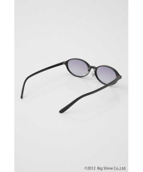 SLY（スライ）の「【noeyedia】OVAL FRAME EYEWEAR ノーアイディアオーバルフレームアイウェア 春服（サングラス・レディース・ブラック/ブラウン・FREE）」の5枚目の写真
