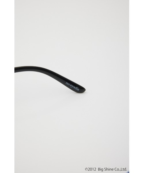 SLY（スライ）の「【noeyedia】OVAL FRAME EYEWEAR ノーアイディアオーバルフレームアイウェア 春服（サングラス・レディース・ブラック/ブラウン・FREE）」の8枚目の写真