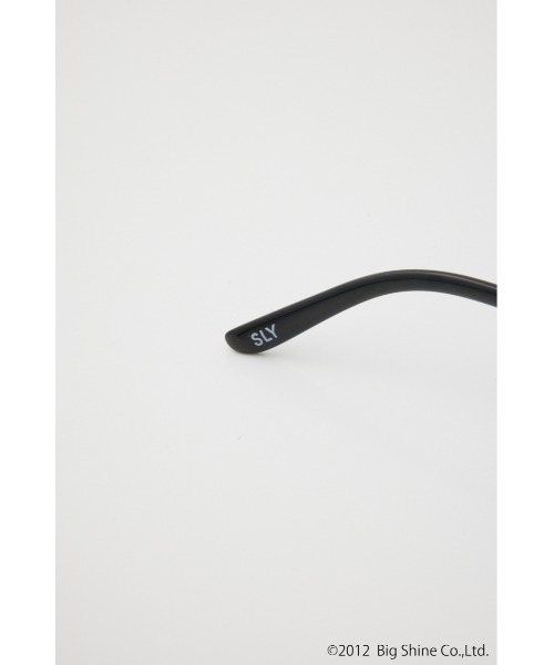 SLY（スライ）の「【noeyedia】OVAL FRAME EYEWEAR ノーアイディアオーバルフレームアイウェア 春服（サングラス・レディース・ブラック/ブラウン・FREE）」の9枚目の写真