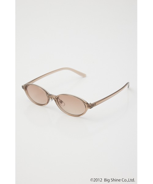 SLY（スライ）の「【noeyedia】OVAL FRAME EYEWEAR ノーアイディアオーバルフレームアイウェア 春服（サングラス・レディース・ブラック/ブラウン・FREE）」の13枚目の写真