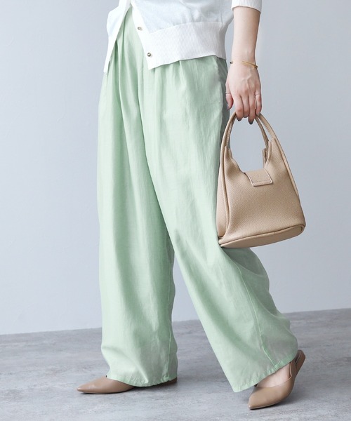 reca(レカ)の「シアーカーブパンツ(その他パンツ・レディース・ブラック/ライトブルー/チャコールグレー/グリーン・M/L/LL)」の19枚目の写真