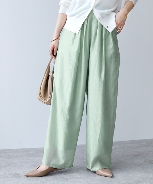 reca(レカ)の「シアーカーブパンツ(その他パンツ・レディース・ブラック/ライトブルー/チャコールグレー/グリーン・M/L/LL)」の17枚目の写真