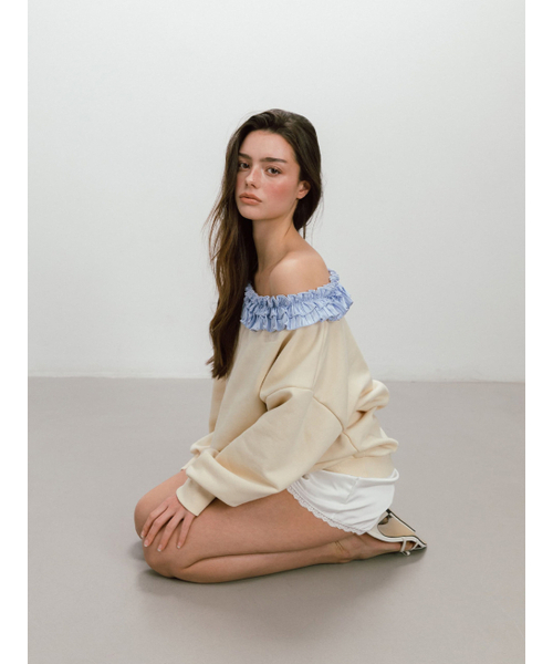 MOIFAIRE(モイフェア)の「SATIN LACE SHORTS /IVORY(その他パンツ・レディース・アイボリー・OS)」の4枚目の写真