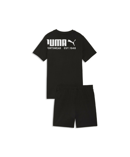 PUMA(プーマ)の「PUMA プーマ ボーイズ プーマ スポーツ Tシャツ アンド ショートパンツ セッ(ジャージ・キッズ・ブルー系その他/ブラック/オレンジ・120/160/130/140/150)」の11枚目の写真