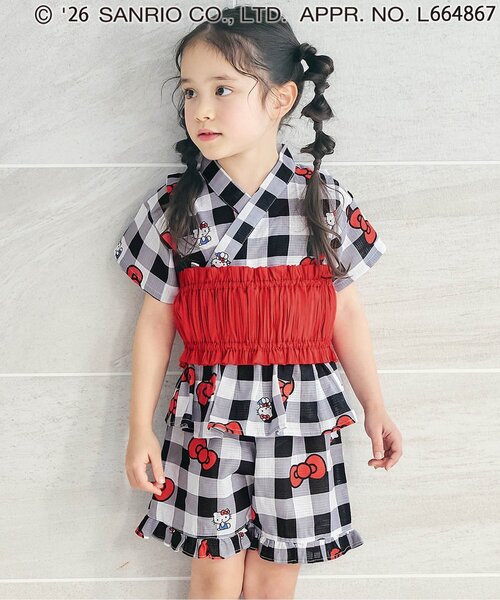 sanrio(산리오)의 「【산리오 캐릭터즈】진평(띠 세트)(유카타)」｜체크