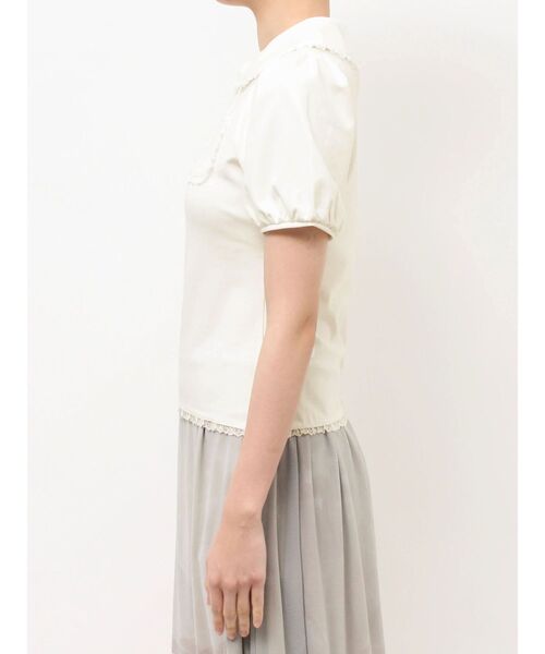 merry jenny（メリージェニー）の「frilly summer polo top（ポロシャツ・レディース・ミント/ピンク/オフホワイト・FREE）」の16枚目の写真
