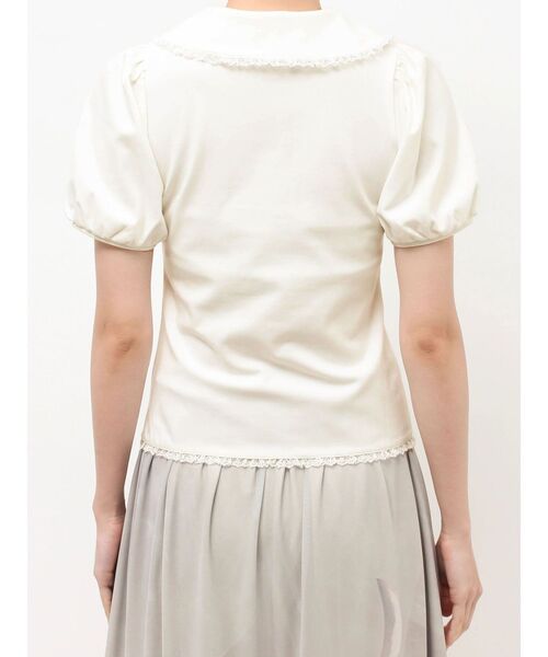 merry jenny（メリージェニー）の「frilly summer polo top（ポロシャツ・レディース・ミント/ピンク/オフホワイト・FREE）」の19枚目の写真