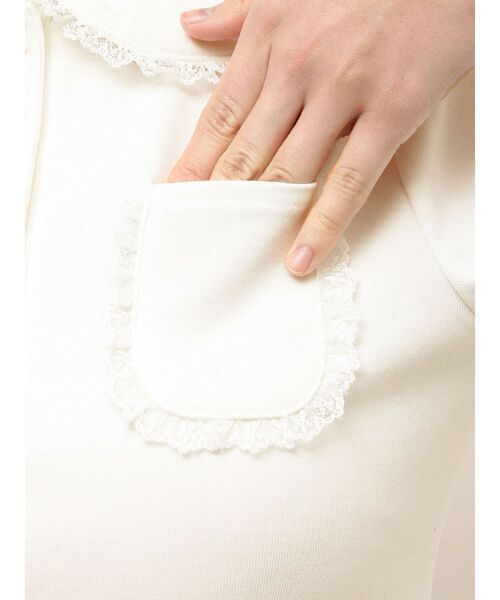 merry jenny（メリージェニー）の「frilly summer polo top（ポロシャツ・レディース・ミント/ピンク/オフホワイト・FREE）」の21枚目の写真