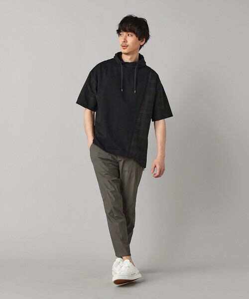 COMME CA MEN（コムサメン）の「【接触冷感・撥水】【メリルハイテンション】スリムパンツ（その他パンツ・メンズ・グレー/ブラック・L/M）」の3枚目の写真